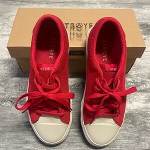 Women’s Straye Stanley Suede Red Sneakers